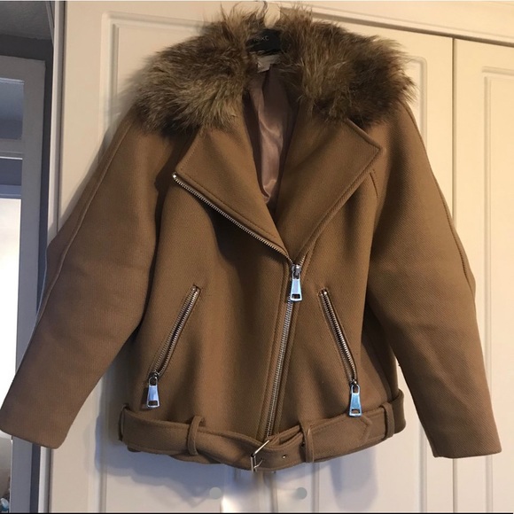 H&M LONG BIKER JACKET - Picture 6 of 8